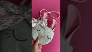 Cute handmade bunny bag for girls