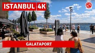 Galataport Istanbul Modern 2023 16 September Walking Tour|4k 60fps