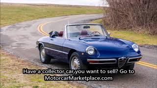 Motorcar Marketplace Podcast: Episode 8 (Alfa Romeo Spider)