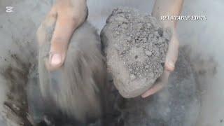 New pure crunchy silky  sand  crumbling by mini libi Asmr 
