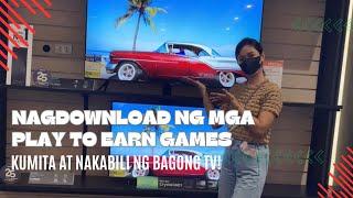 Nakabili ako ng Tv ng libre! #minivlog #playtoearngames #legitpayingapps