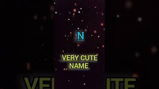 Top 10 Lucky'name Beautiful and cute name #shorts