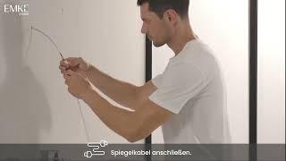 EMKE LED Badezimmer Spiegel Installationsanleitung