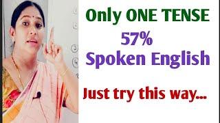 One Tense - 57% Spoken English