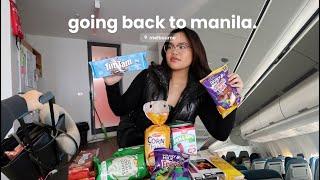 vlog • going back to manila: packing & pasalubong haul