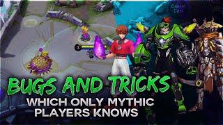 Tricks and Bugs Only Mythic Players Know | ML Bugs | Mobile Legends Bang Bang |-