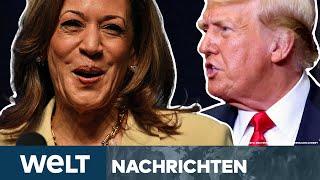 USA: Donald Trump schwitzt! Plötzlich liegt Kamala Harris in einer aktuellen Umfrage vorn! | STREAM