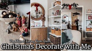 CHRISTMAS DECORATE WITH ME PART 3 | FAMILY ROOM HOLIDAY DECORATING TIPS | CHRISTMAS DECORATING IDEAS