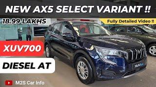 New Mahindra XUV700 AX5 Select!! Diesel Automatic | Features | On Road Price | XUV700 2024 | Review