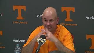 Tennessee coach Jeremy Pruitt reviews win at Auburn