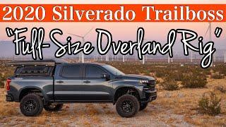 (WALK AROUND) Lifted 2020 Chevy SILVERADO LT Trailboss Overland Rig!