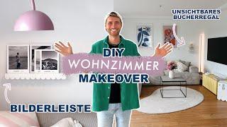 Wohnzimmer Room Makeover - DIY Lampen + Bilderleiste | EASY ALEX