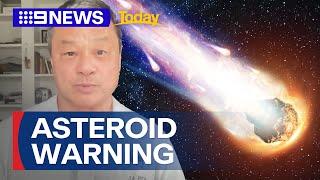 NASA increases impact odds of city-killing asteroid | 9 News Australia