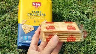 My review of the gluten free schar table crackers.