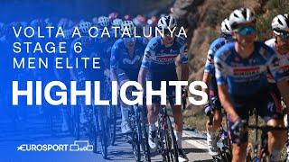 DOMINANT CYCLING!  | Stage 6 Highlights Volta a Catalunya 2024 | Eurosport Cycling