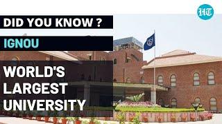 World's Largest University - IGNOU | Did You Know