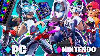 1 PC PRO vs 3 NINTENDO SWITCH PLAYERS!