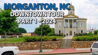 Morganton North Carolina 2024 - Downtown Highlights Part 1