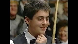 14 year old Ronnie O'Sullivan's first ever television appearance in the 1990 Thames snooker classic