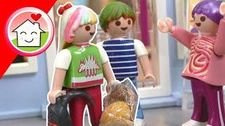 Playmobil Familie Hauser - Lena allein beim Friseur - Geschichte mit Lena, Malte und Rosabella