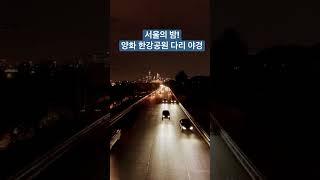 서울의 밤! 양화 한강공원 다리 야경!