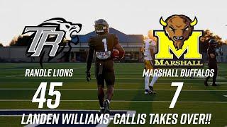 Randle -vs- Fort Bend Marshall  | Landen Williams-Callis TAKES OVER AGAIN!!