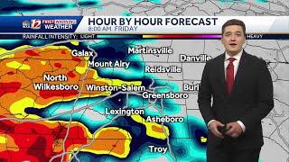 WXII tracks Helene at 7:30 a.m.