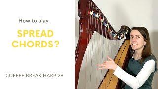 How to play rolled chords on the harp? Coffee Break Harp 28