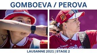 Svetlana Gomboeva v Ksenia Perova – recurve women gold | Lausanne 2021 Hyundai Archery World Cup S2