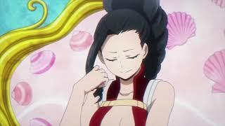 Momo Yaoyorozu in a commercial