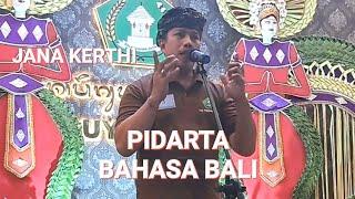 Lomba Pidarta Bahasa Bali | Jana Kerthi