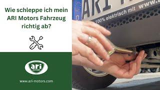 Wie kann ich mein ARI-Elektrofahrzeug abschleppen lassen?  - Häufig gestellte Fragen bei ARI Motors