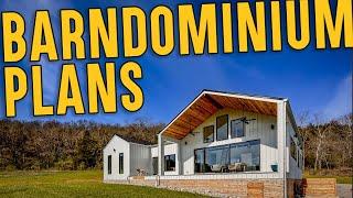 Dream Modern Barndominium - Family Used Commercial Materials to build