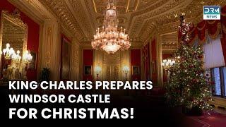 Christmas Decorations at Windsor Castle Showcase Royal Tradition | DRM News | AQ1V