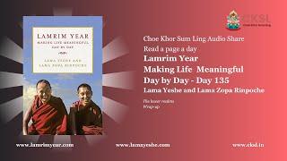 Lamrim Year - Making Life Meaningful Day by Day - Read a Page a Day - Day 135