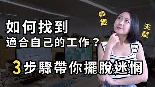 如何找到適合自己的工作？3 步驟帶你擺脫迷惘