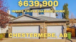 Inside a Triple Garage home Chestermere | $639,900 Only | Calgary Real Estate