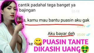 DIBAYAR BUAT PUASIN TANTE  WIKWIK NGEUE MANTAB2 18+ ' semum gigolo '