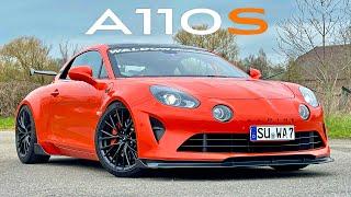 Alpine A110S MODIFIED - REVIEW on AUTOBAHN - this is... FANTASTIC!