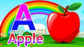 a for apple b for ball, c for cat d for dog, abcd phonics song, alphabets, english varnamala