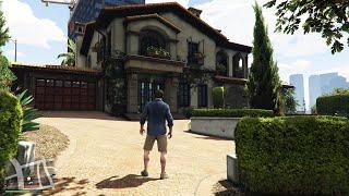 Grand Theft Auto 5 - Michael's House - Open World Free Roam Gameplay (PC UHD) [4K60FPS]