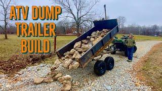 Building a Dump Trailer / ATV UTV / DIY #dumptrailer #welding #diy