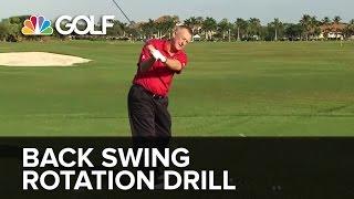 Backswing Rotation Drill - SwingFix | Golf Channel