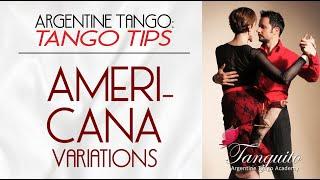 AMERICANA VARIATIONS in Argentine tango; class @Tanguitoacademy