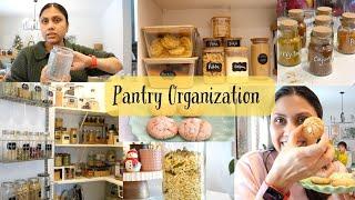 Restocking and Organizing Pantry - Perfect Jars to store Groceries - Tea Time Snacks