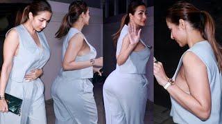 Sabkuch Pehenke भी Sabkuch Dikha Diya Malaika Arora Flaunts Her Figure In Sleeveless Outfit