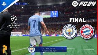 FC 24 - Man City vs Bayern Munchen Ft. C. Ronaldo | Final UCL 24/25 | PS5™ [4K60] #fc24