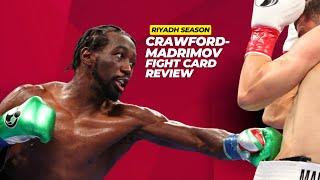 Terence Crawford-Israel Madrimov Fight Card Review