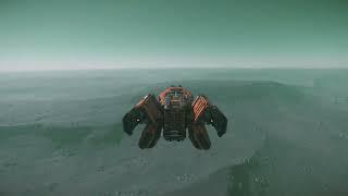 Star Citizen - MOLE mining in windy conditions