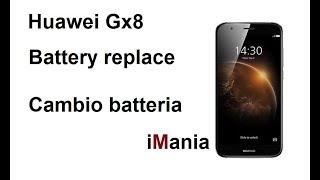 HUAWEI G8 GX8 BATTERY REPLACEMENT SOSTITUZIONE BATTERIA iMania assistenza Varese